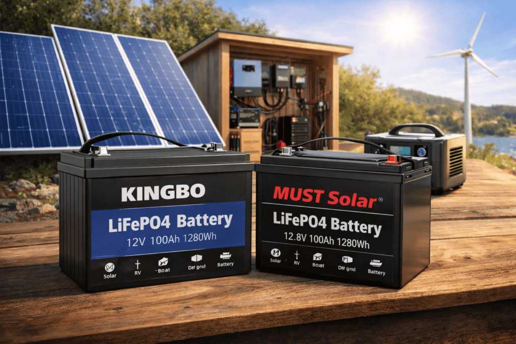 baterias lifepo4 12v 100ah para energia solar
