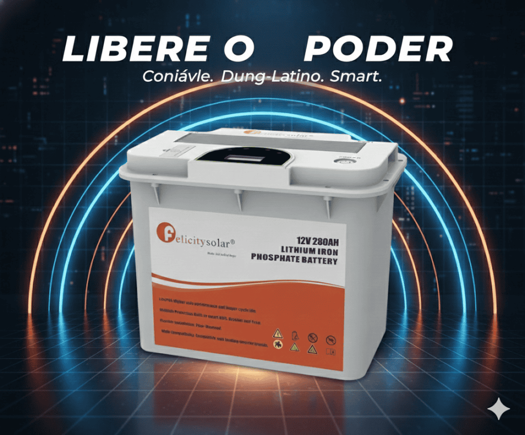 baterias lifepo4 12v 100ah para energia solar